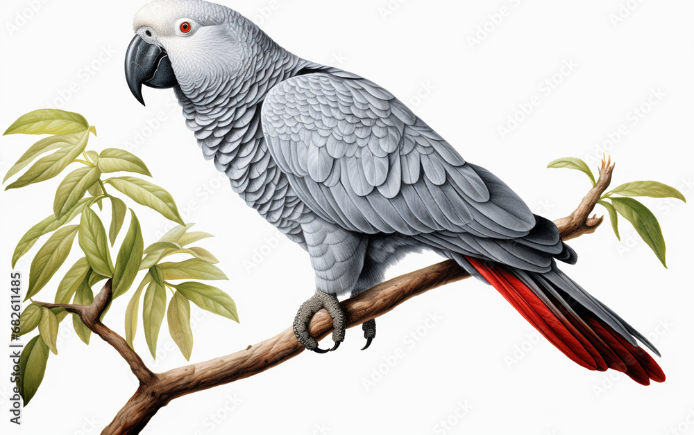 Fototapeta premium African Grey Parrot