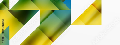 Captivating vector abstraction. Triangles interlock in mesmerizing dance, crafting dynamic geometric backdrop. Fusion of shapes and angles creates artful symphony of modern design
