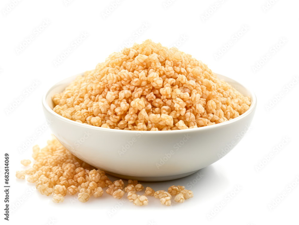 Bulgur isolated on white background. Bulgur isolated on white background.