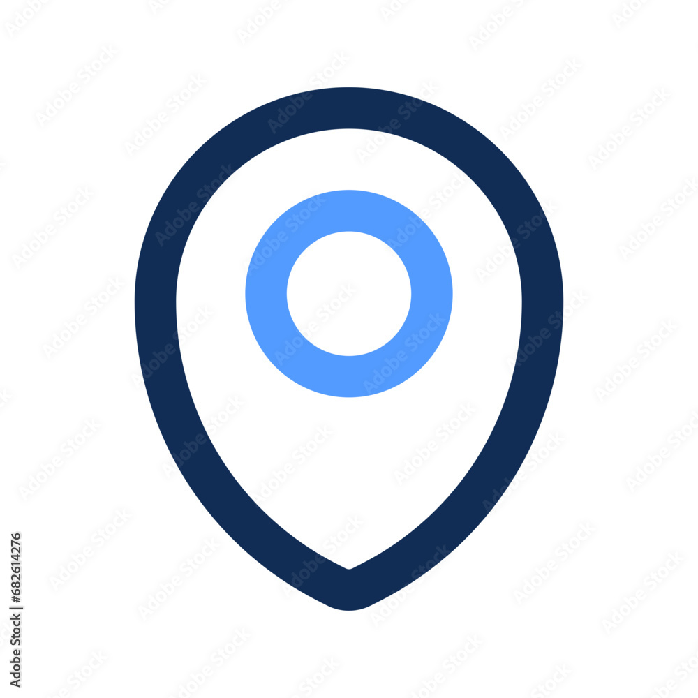 location outline color icon location outline color icon