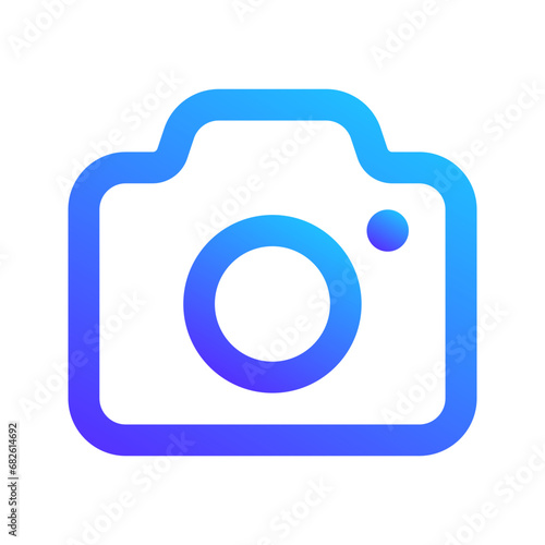 camera gradient icon