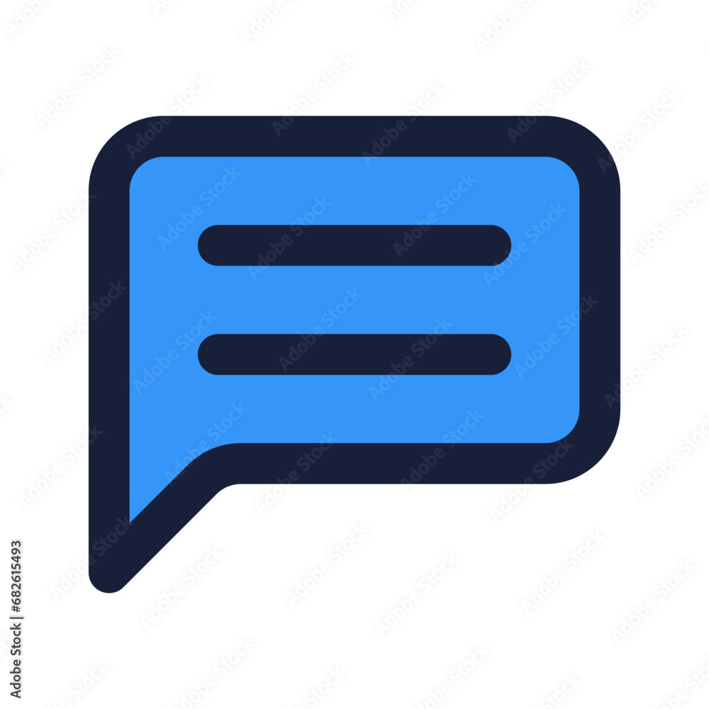 message flat line icon message flat line icon