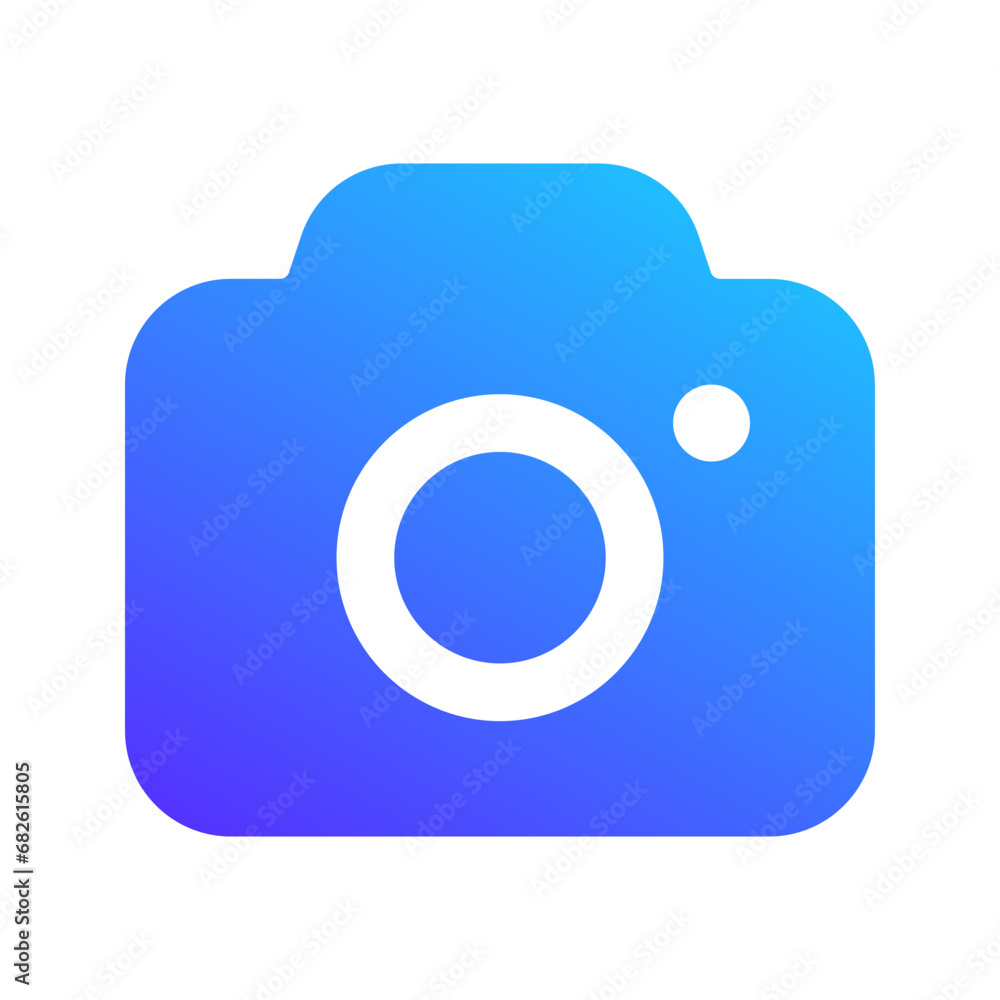 camera gradient fill icon camera gradient fill icon
