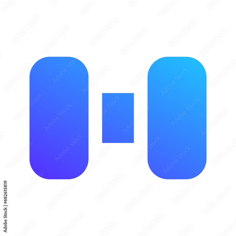 fitness gradient fill icon