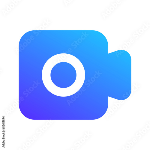 video call gradient fill icon