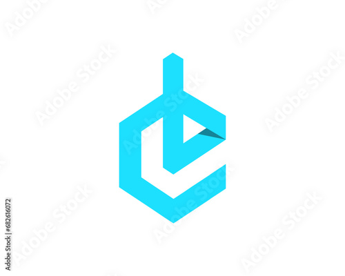 alphabet letters icon logo CB or BC monogram