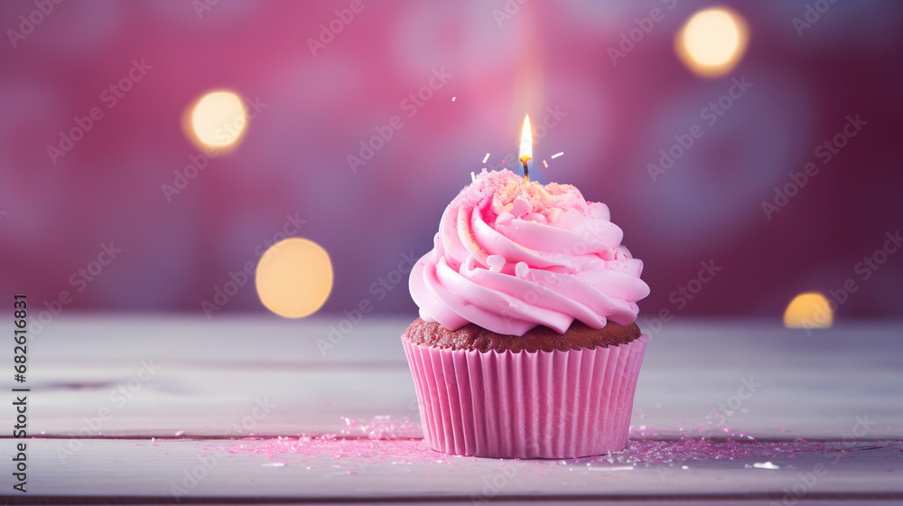 birthday cupcake with candle birthday cupcake with candle