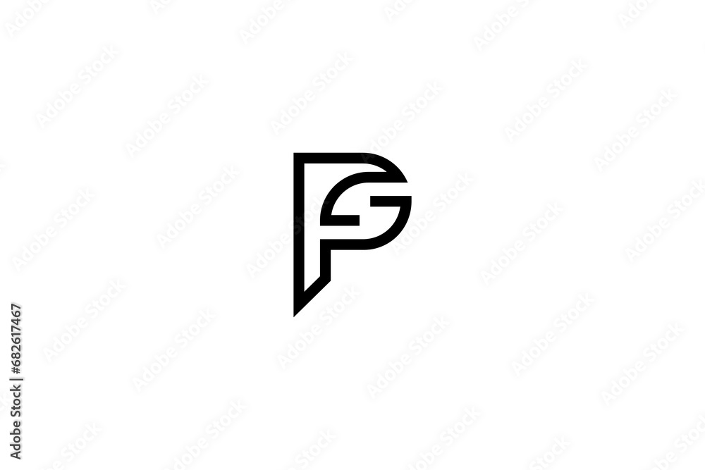 Letter PS Logo Design Vector Letter PS Logo Design Vector