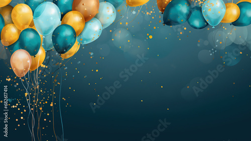 balloons in the sky
