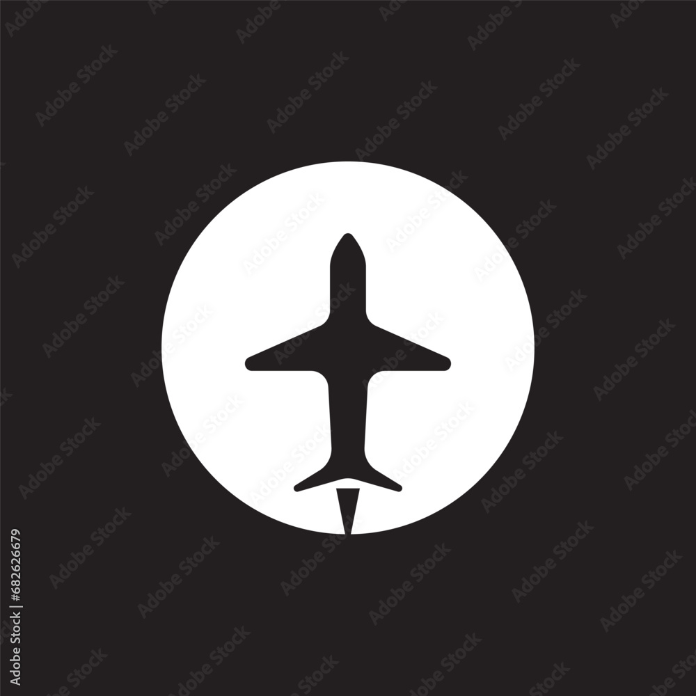 plane icon design logo illustration. plane icon design logo illustration.