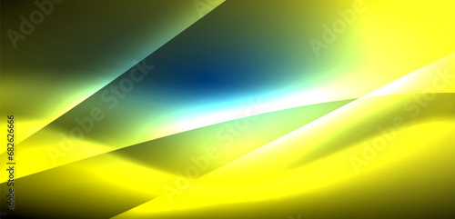 Dynamic waves in ethereal glow of neon lights. Concept merges fluidity of motion with vibrant allure of neon, crafting entrancing backdrop that embodies both vitality and futuristic sophistication