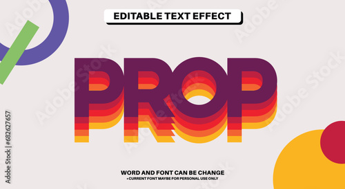 Video Cassette Style Fully Editable Text Effect - Prop