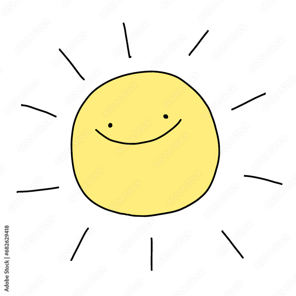 smiley sun