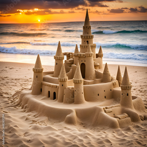 sandy castle