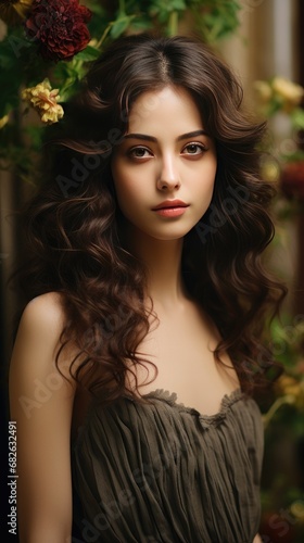 An image of a stunning Japanese woman. Generative Ai.