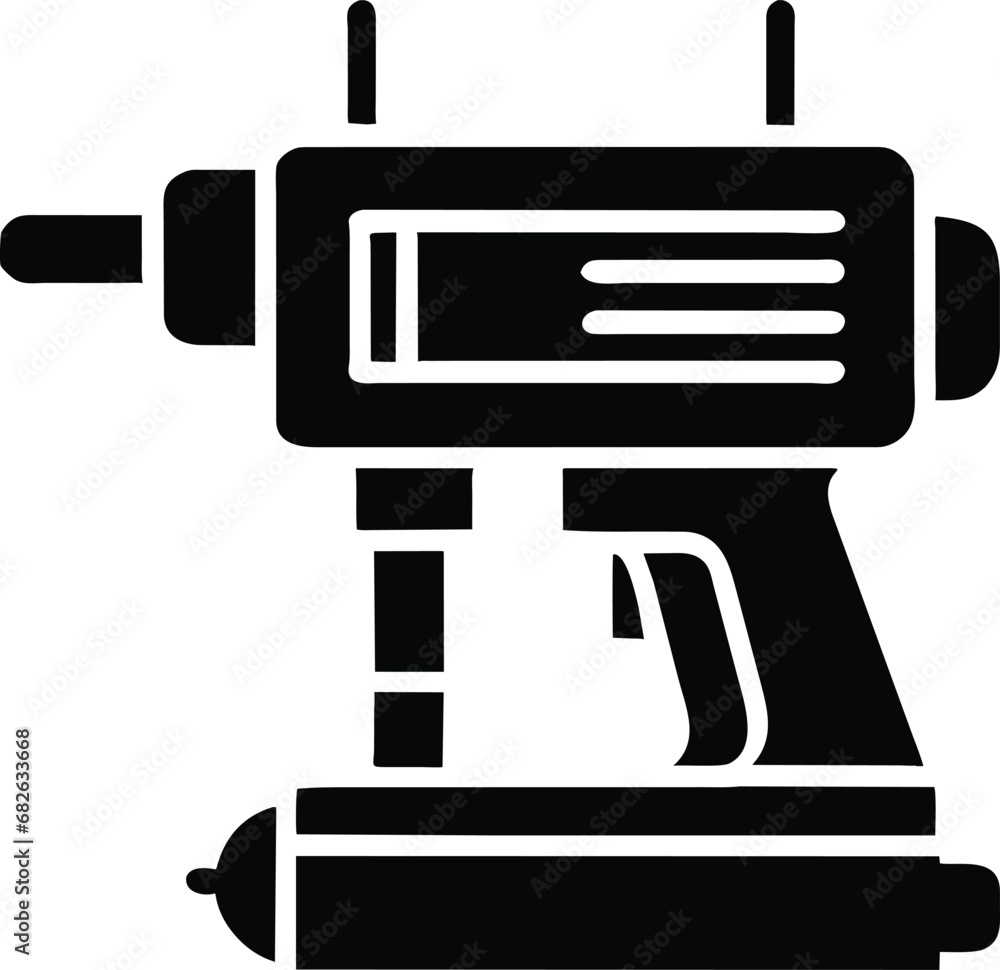 Icon design related to drill tools Icon design related to drill tools