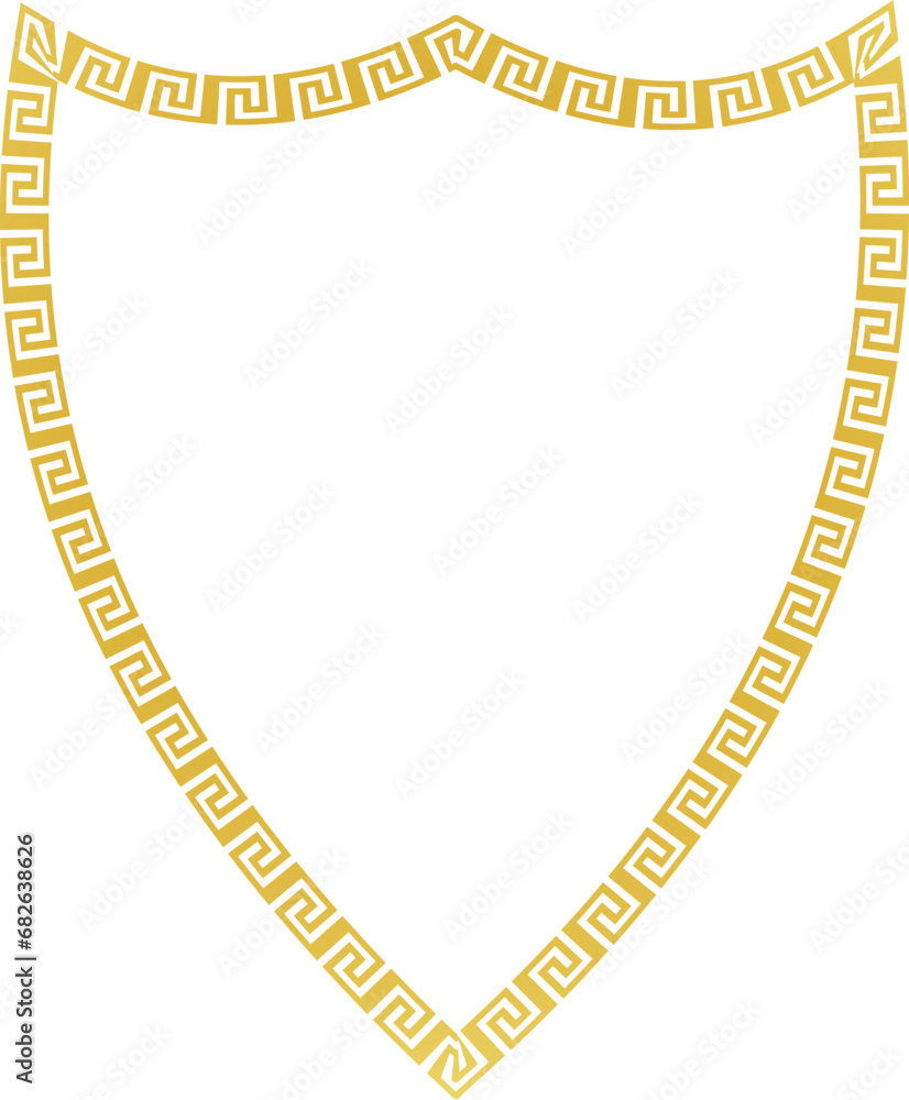 Golden frame Greek meander Square shape horizontal Frame vintage Greek key pattern Greek fret Luxury gold picture frame golden borders retro badge decorative retro badge element Golden frame Greek meander Square shape horizontal Frame vintage Greek key pattern Greek fret Luxury gold picture frame golden borders retro badge decorative retro badge element