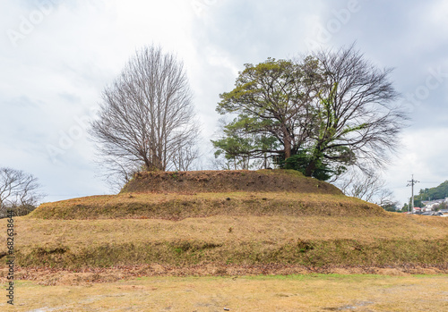 Obaniwatori-zuka, a national historic site, in Matsue City, Shimane Prefecture, Japan photo