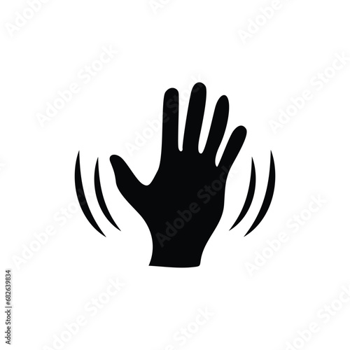 hand wave logo icon