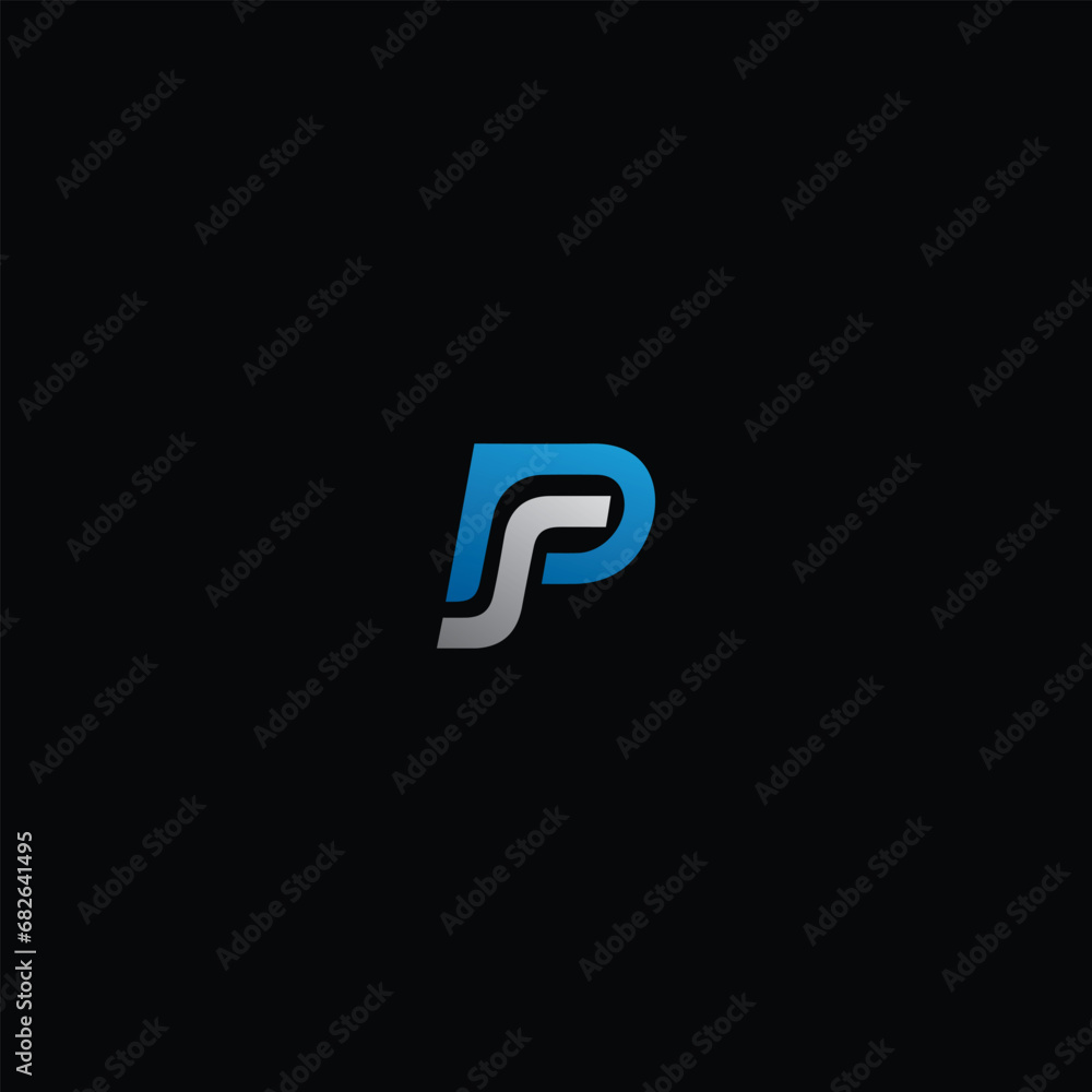 Initial Letter ps Flame Logo Design Template Initial Letter ps Flame Logo Design Template