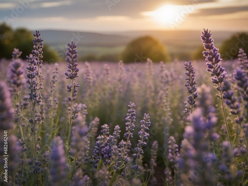 Sun-kissed lavender