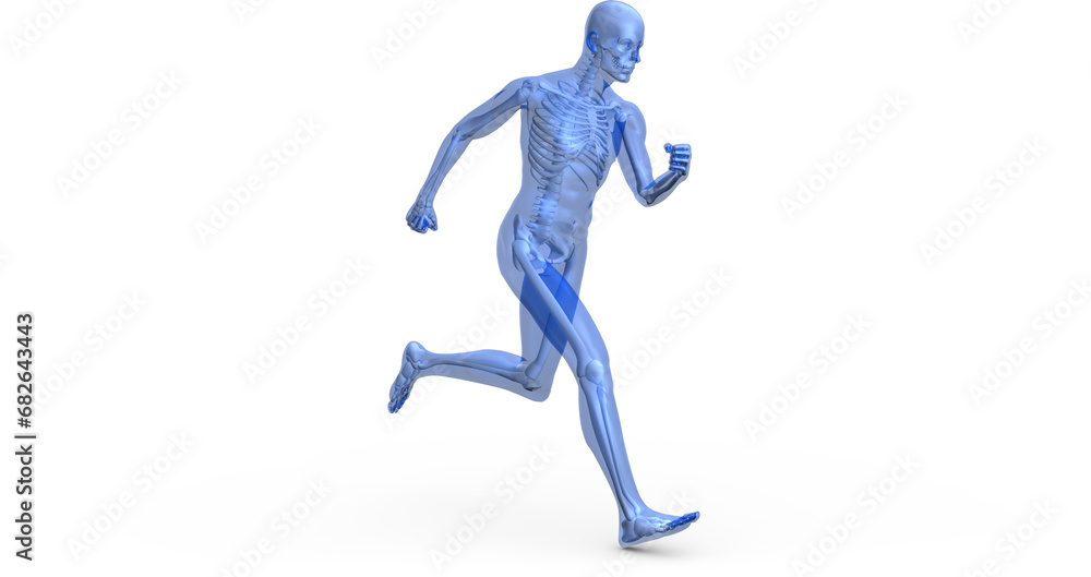 Digital png illustration of blue running man silhouette on transparent background Digital png illustration of blue running man silhouette on transparent background