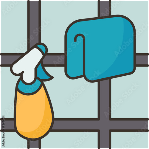 wiping  icon