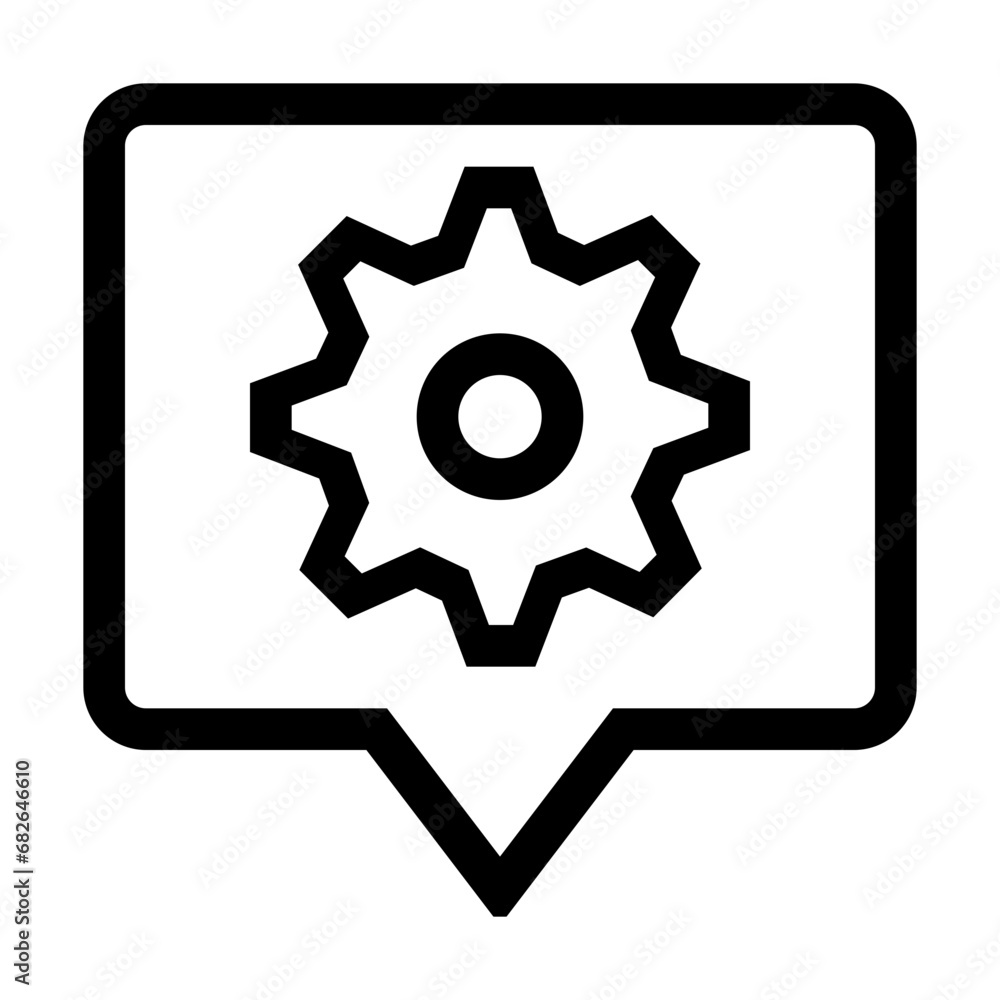 message settings icon