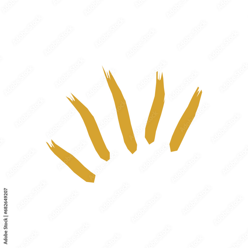 Obraz premium Brush Line Splash Vector Illustrator