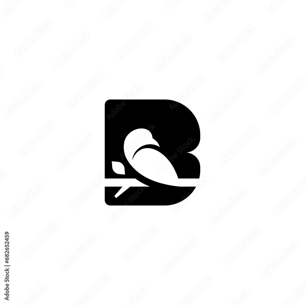 letter b bird logo design vector image , ;letter b bird logo icon design letter b bird logo design vector image , ;letter b bird logo icon design