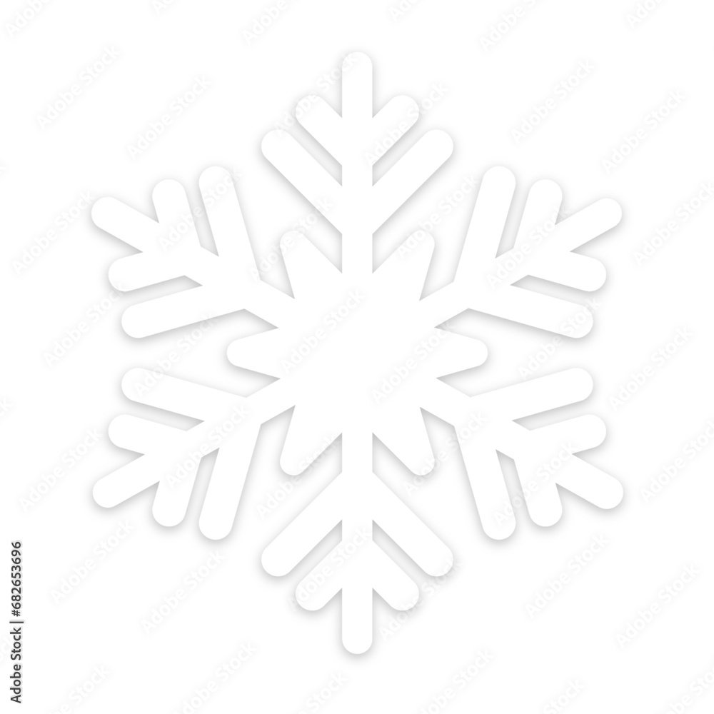 Vector copo de nieve