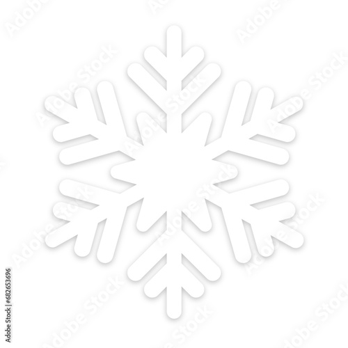Vector copo de nieve