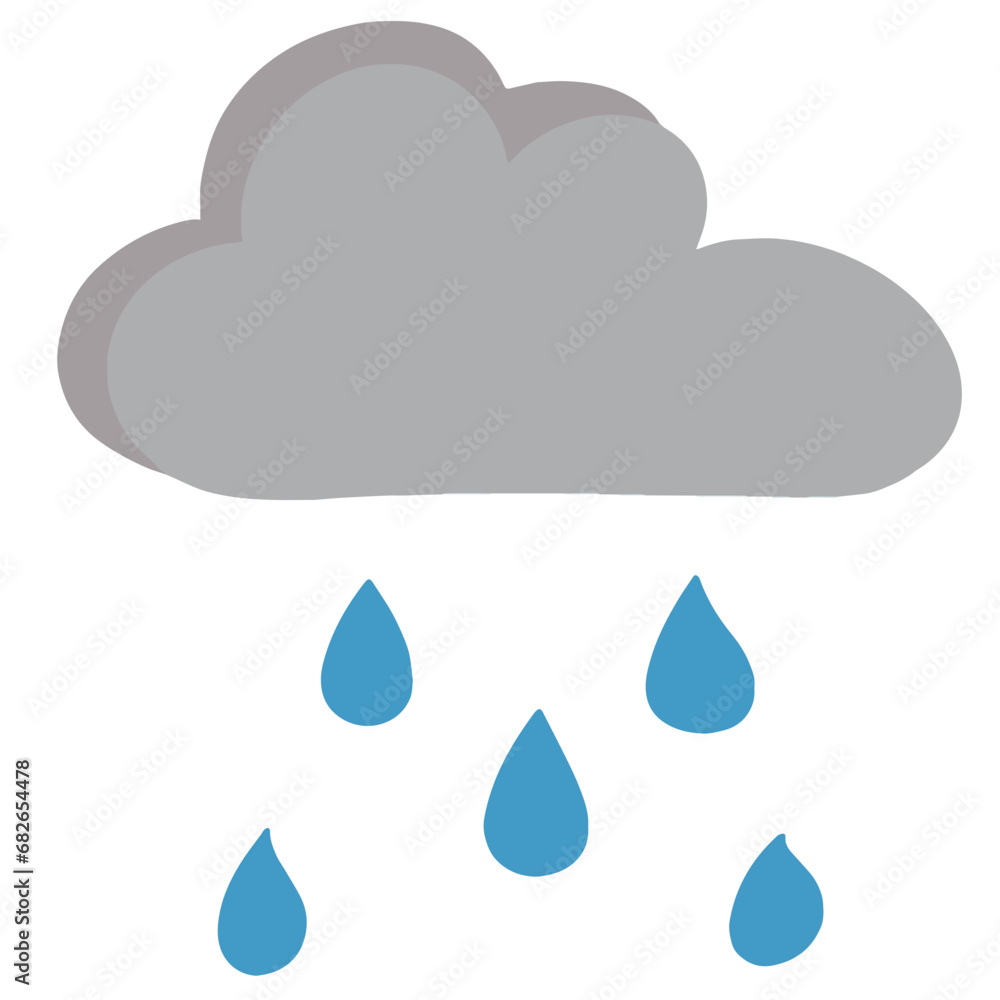 Rain vector illustration Rain vector illustration