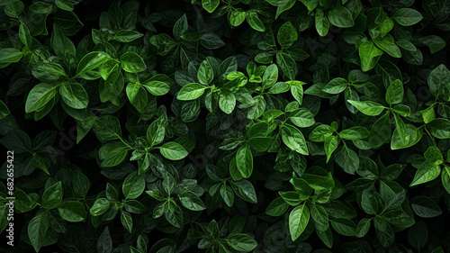 green foliage seamless texture © BornHappy