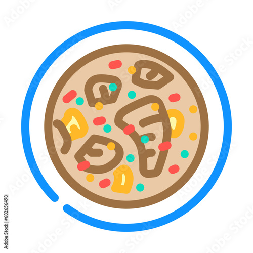 beef bourguignon french cuisine color icon vector. beef bourguignon french cuisine sign. isolated symbol illustration