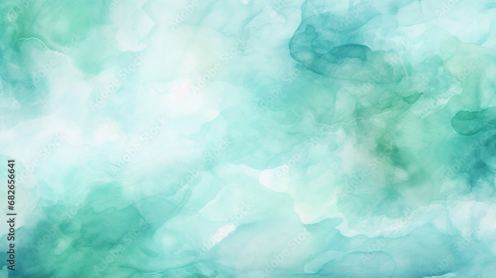 Sea foam watercolor background painting Sea foam watercolor background painting