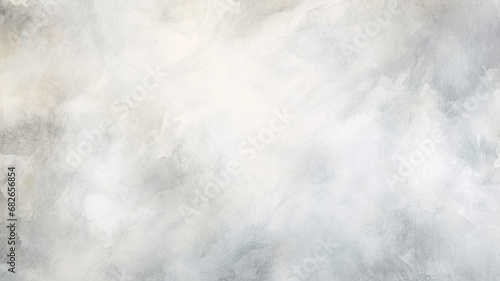 White watercolor background painting with cloudy color stain