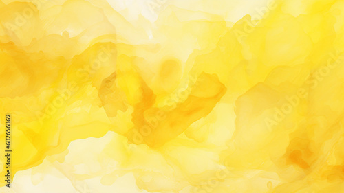 yellow watercolor background. art hand paint drawn
