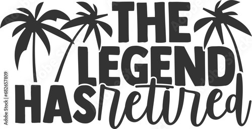 The Legend Has Retired - Retirement Illustration