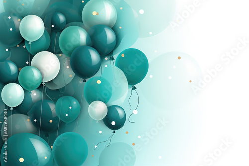 balloons in the sky