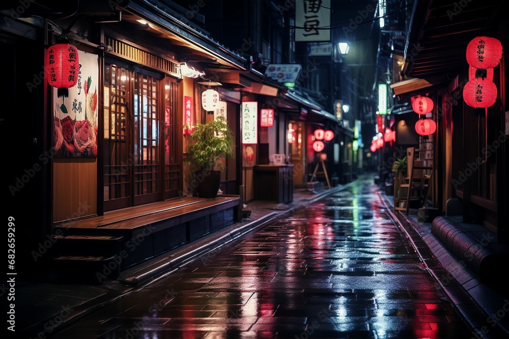 Fototapeta premium 日本の京都風のの町並み(京都・奈良・寺院・神社)