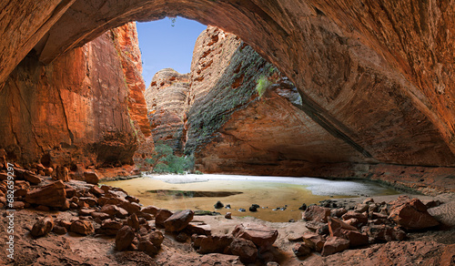 Cathedral Gorge, Purnululu National Park (Bungle Bungles), Kimberley, Western Australia.