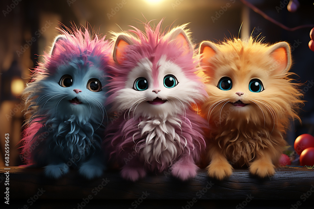 Cute monsters family Cute monsters family