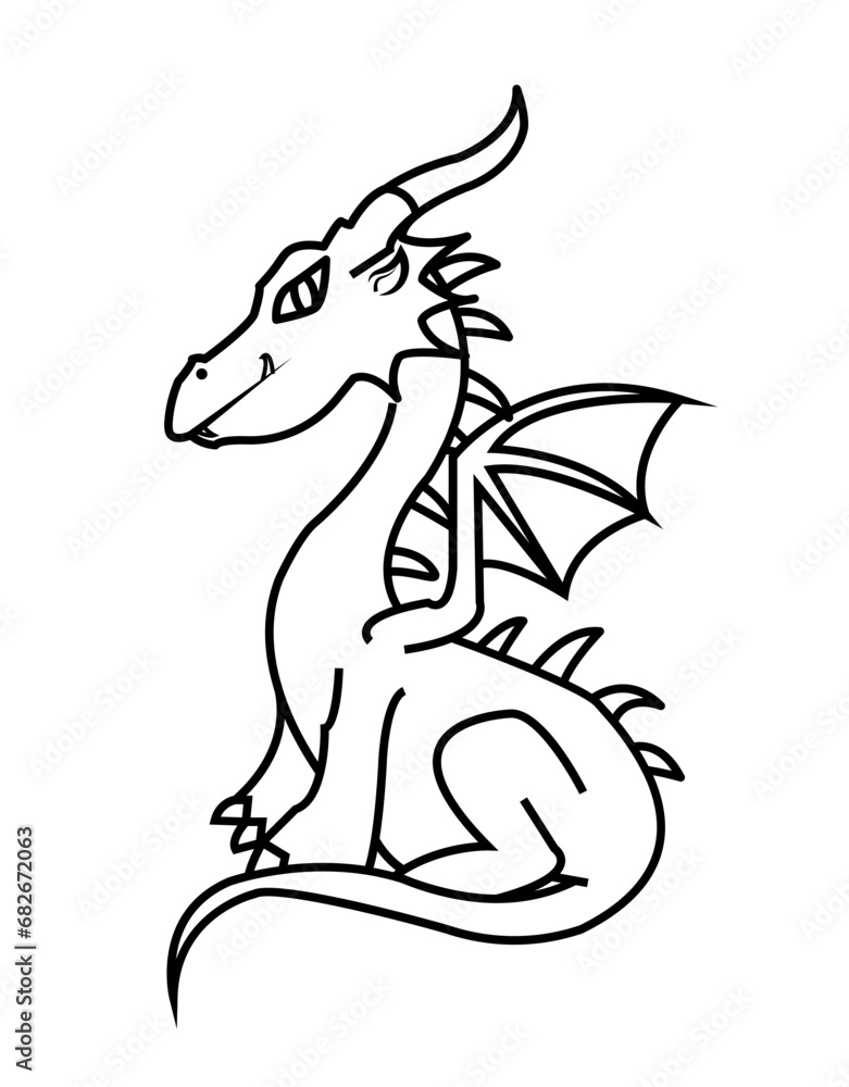 Fototapeta premium Year of Dragon