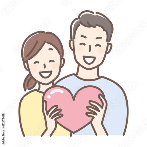 a couple being in love