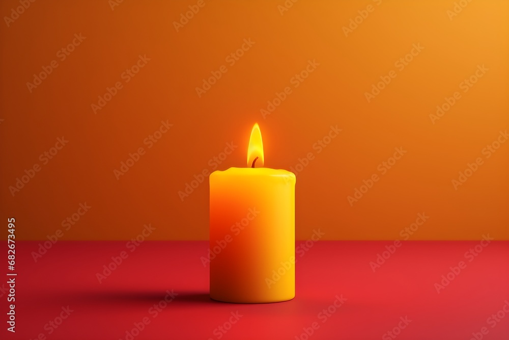 Yellow candle Yellow candle
