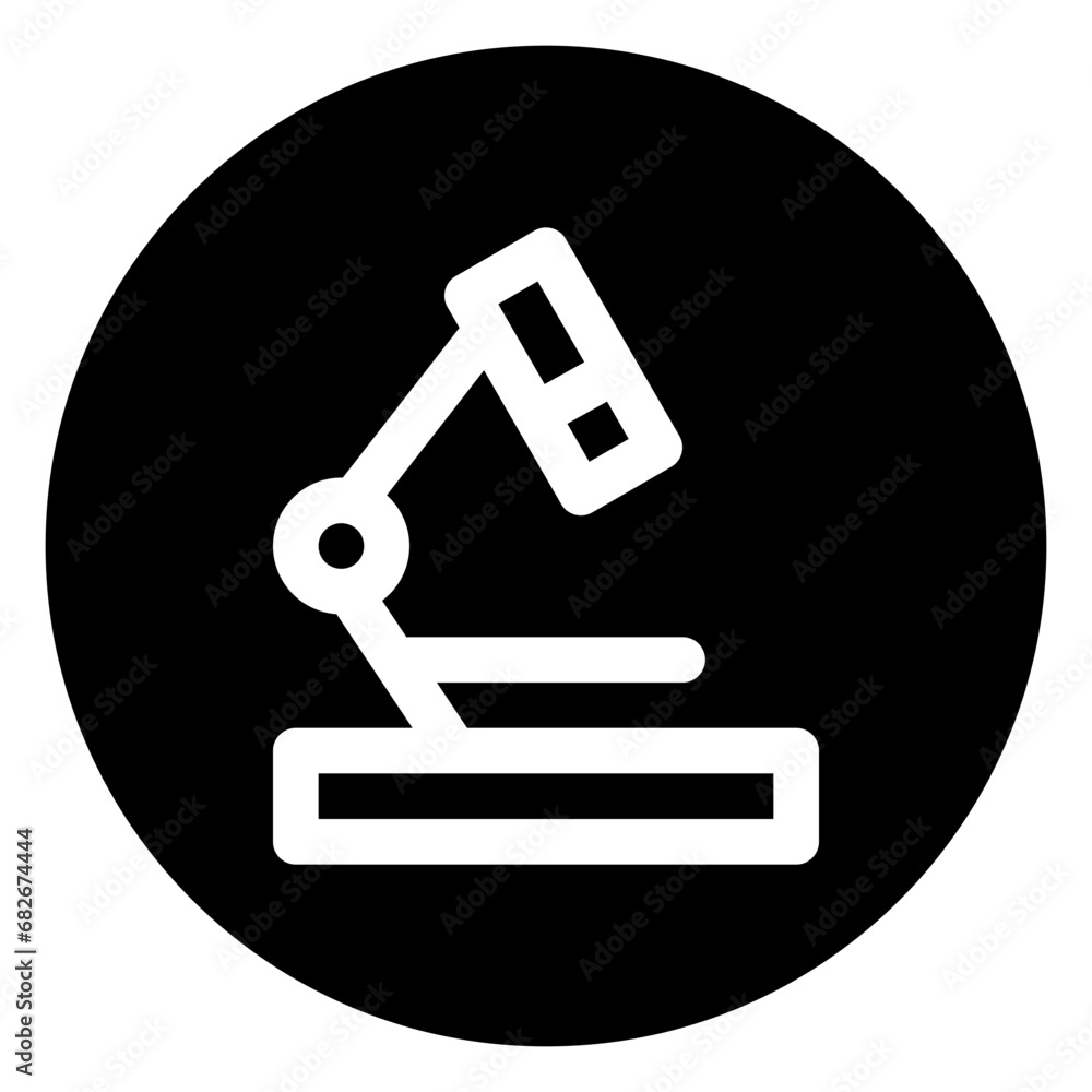 microscope glyph icon microscope glyph icon