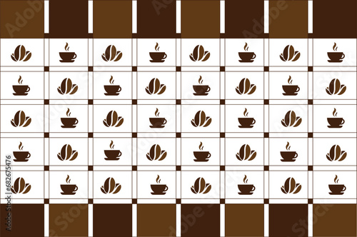 coffee paper cup pattern design photo