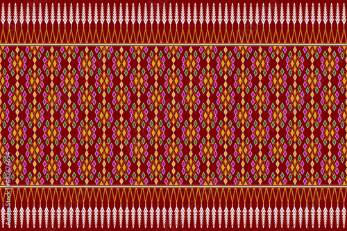 Ethnic handmade beautiful art. Ethnic abstract floral art . folk embroidery, Peruvian, Indian, Asia, Moroccan, Turkey, and Uzbek style. Aztec geometric art ornament print.