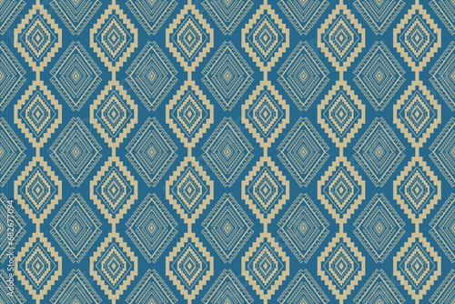 Ethnic handmade beautiful art. Ethnic abstract floral art . folk embroidery, Peruvian, Indian, Asia, Moroccan, Turkey, and Uzbek style. Aztec geometric art ornament print.